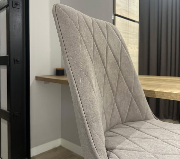 Полубарный стул Impulse Plus Marley Серо-коричневый-6