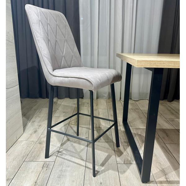 Полубарный стул Impulse Plus Marley Серо-коричневый-2