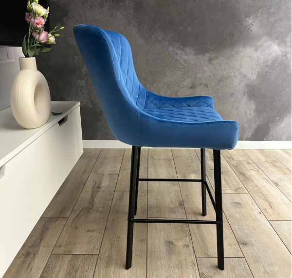 Полубарный стул Impulse Plus Noel Синий-3