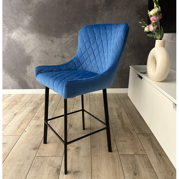 Полубарный стул Impulse Plus Noel Синий-2