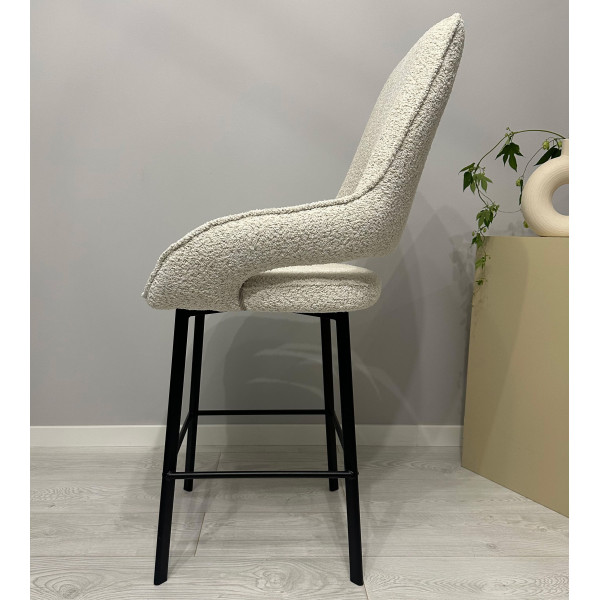 Напівбарний стілець Impulse Plus Sophie Молочний-3