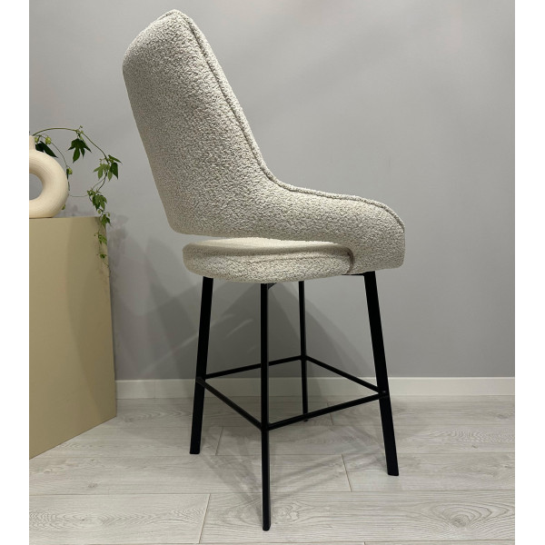 Напівбарний стілець Impulse Plus Sophie Молочний-4