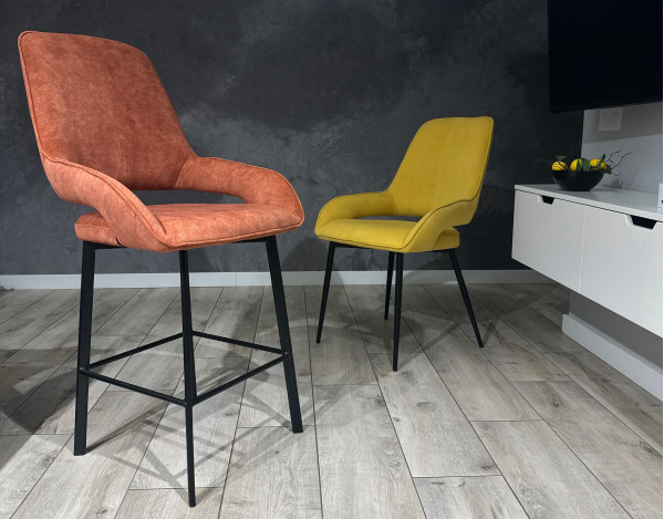 Полубарный стул Impulse Plus Sophie Оранжевый-3