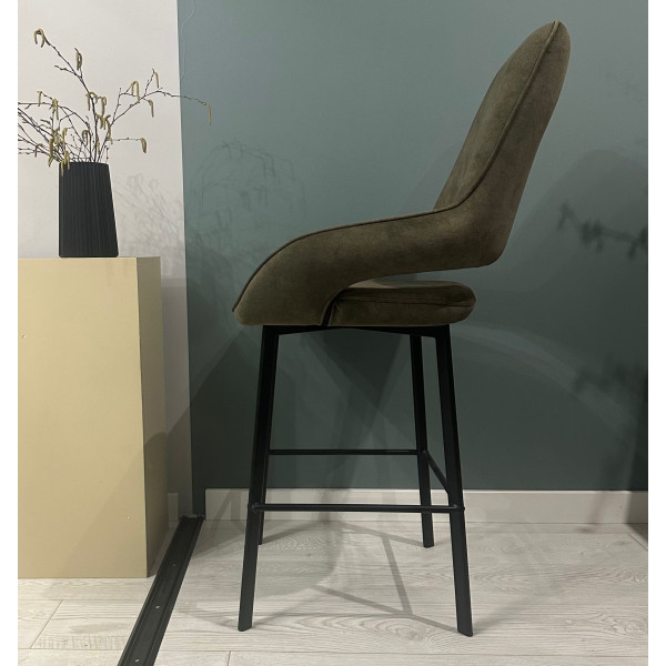 Напівбарний стілець Impulse Plus Sophie Темно-зелений-4