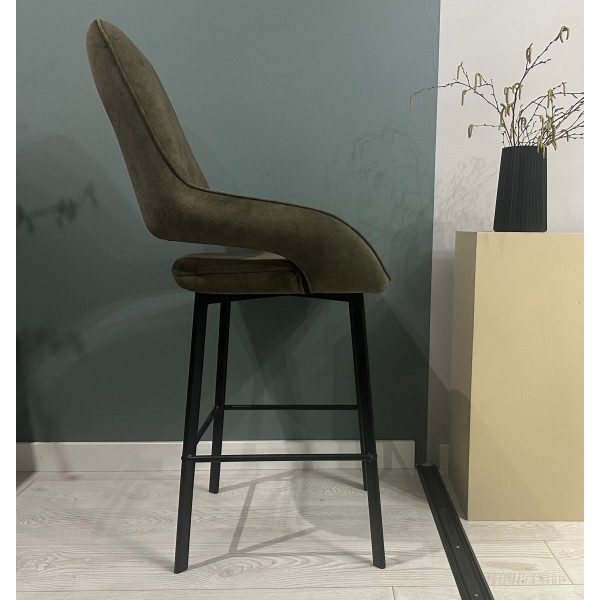 Напівбарний стілець Impulse Plus Sophie Темно-зелений-3