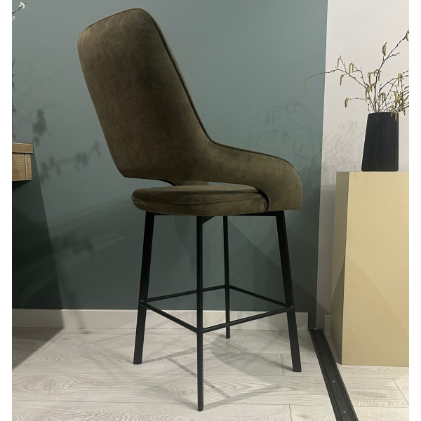 Напівбарний стілець Impulse Plus Sophie Темно-зелений-5