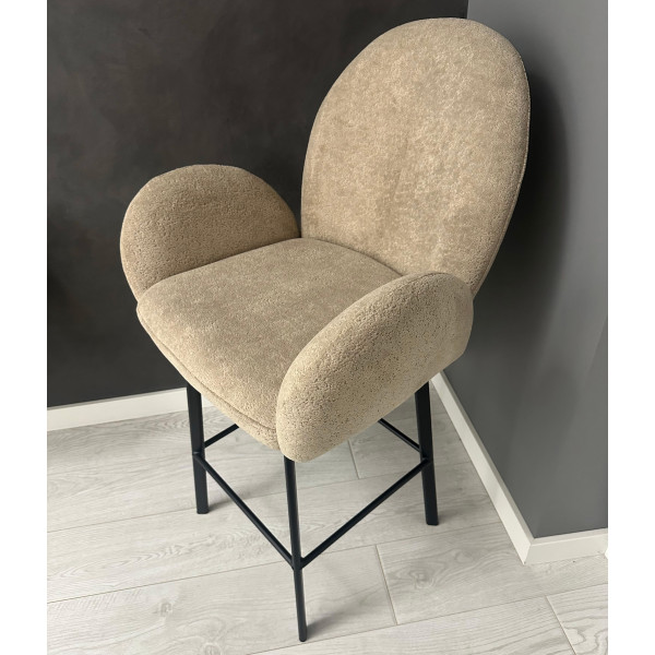 Полубарный стул Impulse Plus Sunset arm Бежевый-5