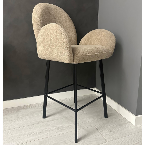 Полубарный стул Impulse Plus Sunset arm Бежевый-1