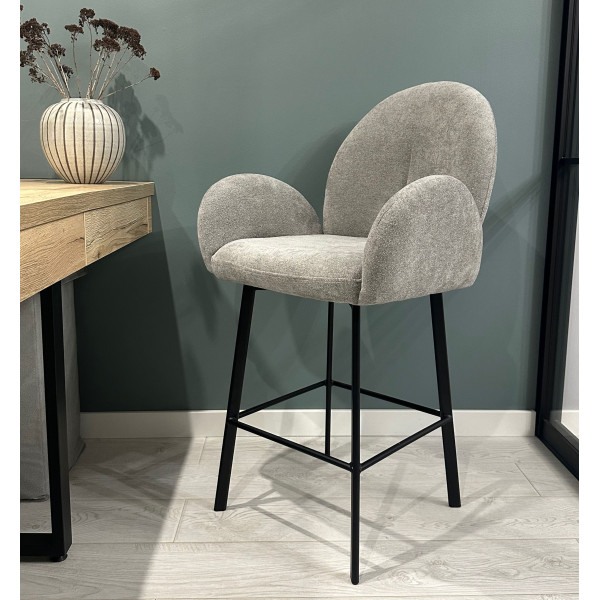 Полубарный стул Impulse Plus Sunset arm Серый-1