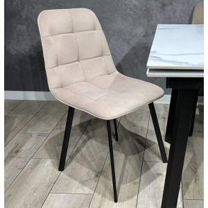 Стул Impulse Hiko Светло-бежевый Велюр