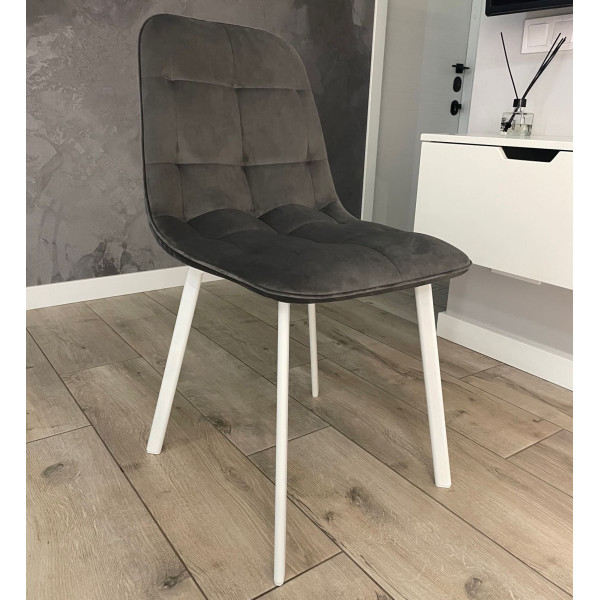 Стілець Impulse Hiko Сірий Велюр-1