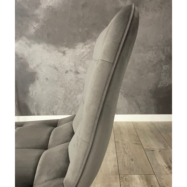 Стілець Impulse Hiko Сірий Велюр-10