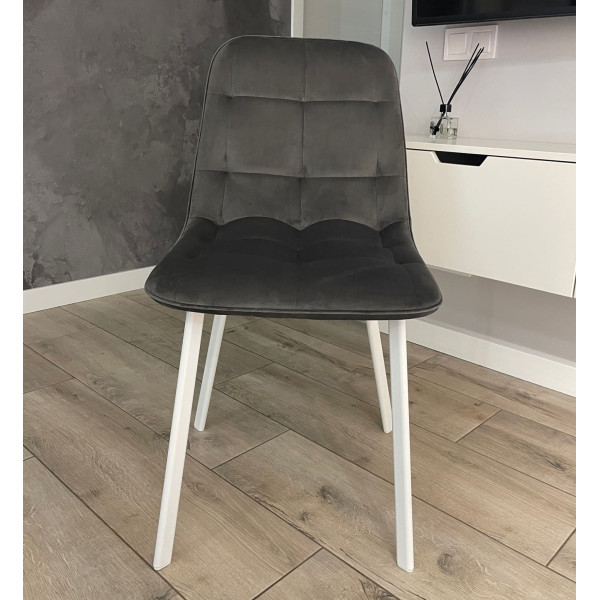 Стілець Impulse Hiko Сірий Велюр-2