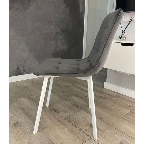 Стілець Impulse Hiko Сірий Велюр-4