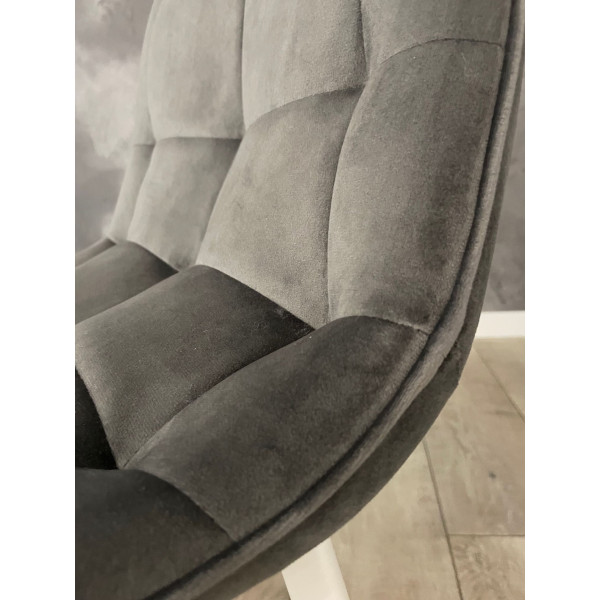 Стілець Impulse Hiko Сірий Велюр-5