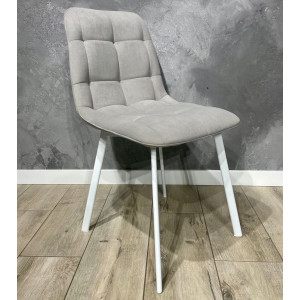 Стул Impulse Hiko Светло-серый Велюр