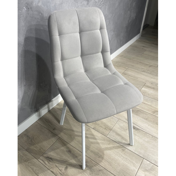 Стілець Impulse Hiko Світло-сірий Велюр-1