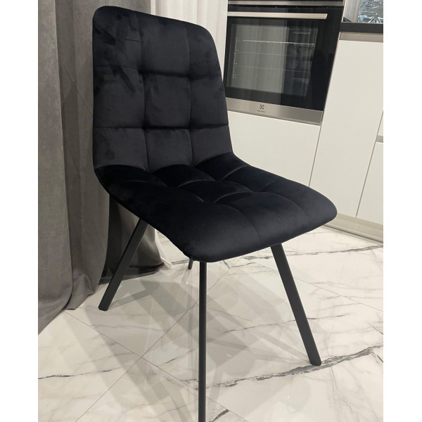 Стілець Impulse Joy Чорний Велюр-1