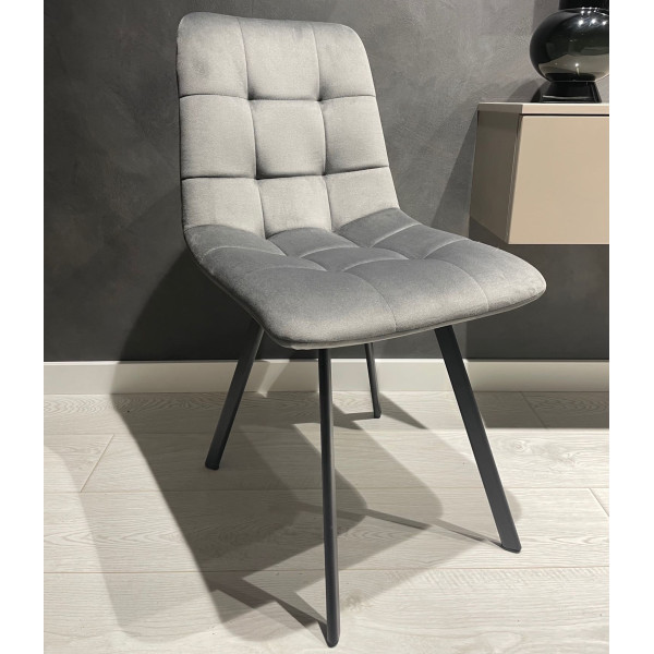 Стілець Impulse Joy Світло-сірий Велюр-0