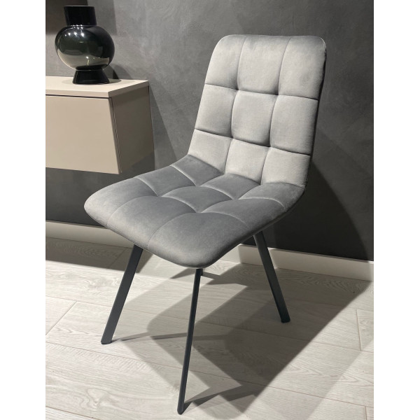 Стілець Impulse Joy Світло-сірий Велюр-2