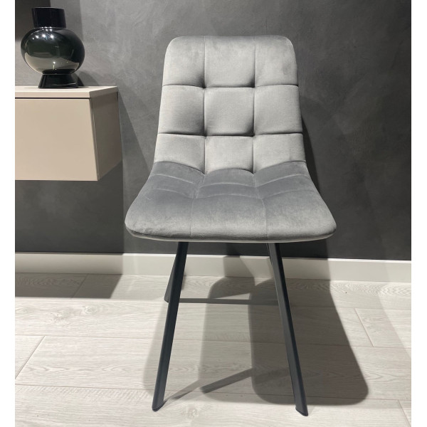 Стілець Impulse Joy Світло-сірий Велюр-3