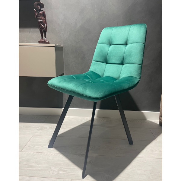 Стілець Impulse Joy Зелений Велюр-5