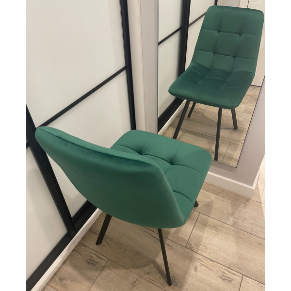 Стілець Impulse Joy Зелений Велюр-3