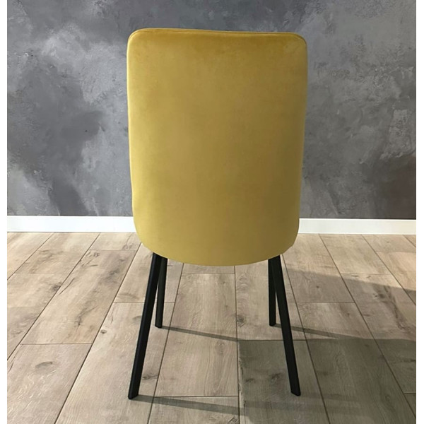 Стілець Impulse Marley Жовтий Велюр-6