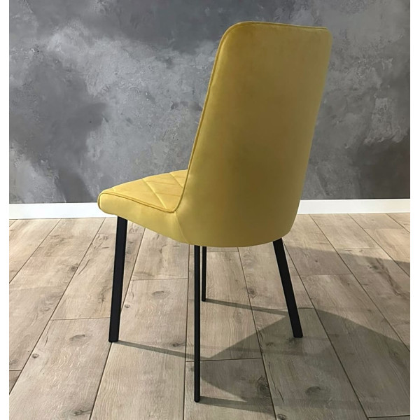 Стілець Impulse Marley Жовтий Велюр-5