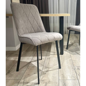 Стілець Impulse Marley Сіро-коричневий Велюр