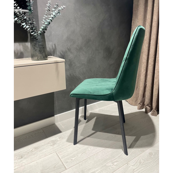Стілець Impulse Marley Зелений Велюр-3