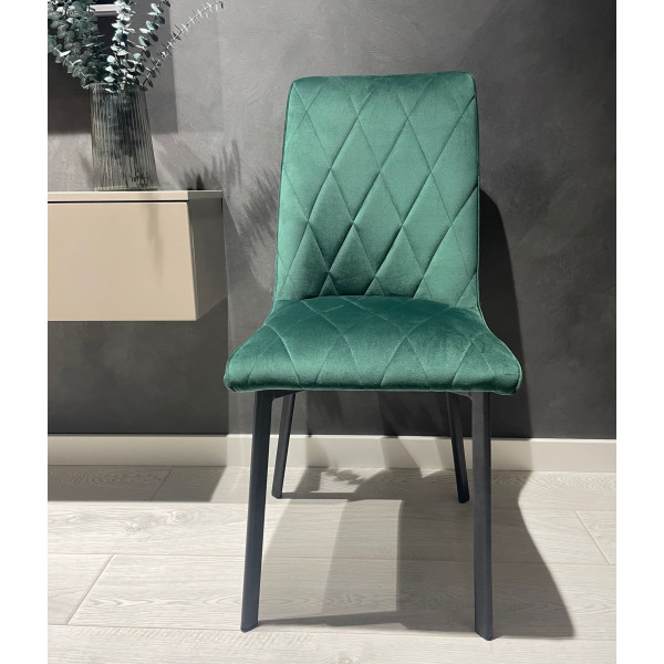 Стілець Impulse Marley Зелений Велюр-2