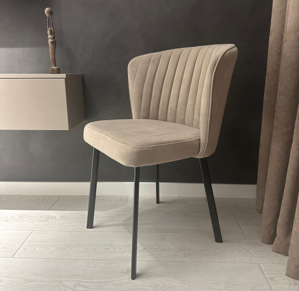 Стілець Impulse Opra Бежевий Велюр-1