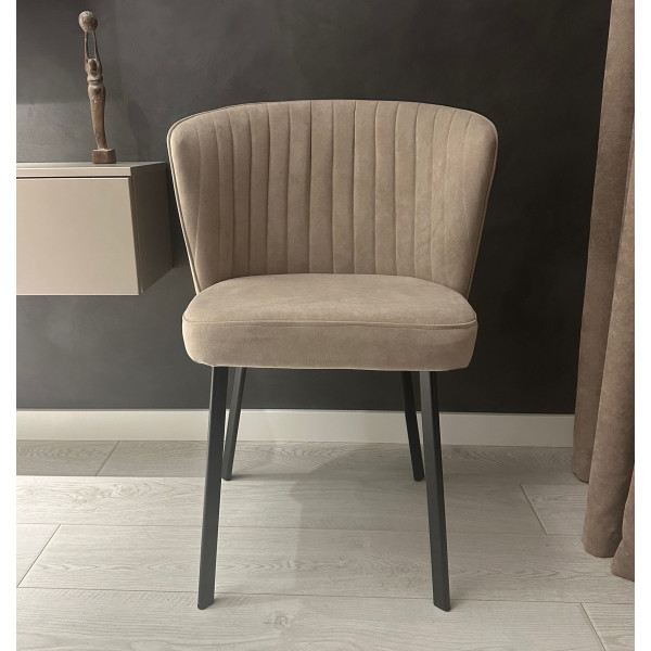 Стілець Impulse Opra Бежевий Велюр-3