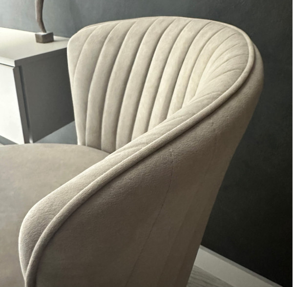 Стілець Impulse Opra Бежевий Велюр-5