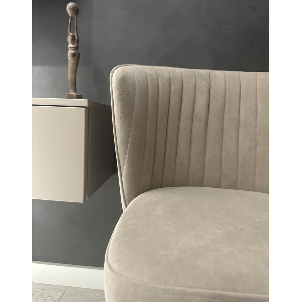 Стілець Impulse Opra Бежевий Велюр-6