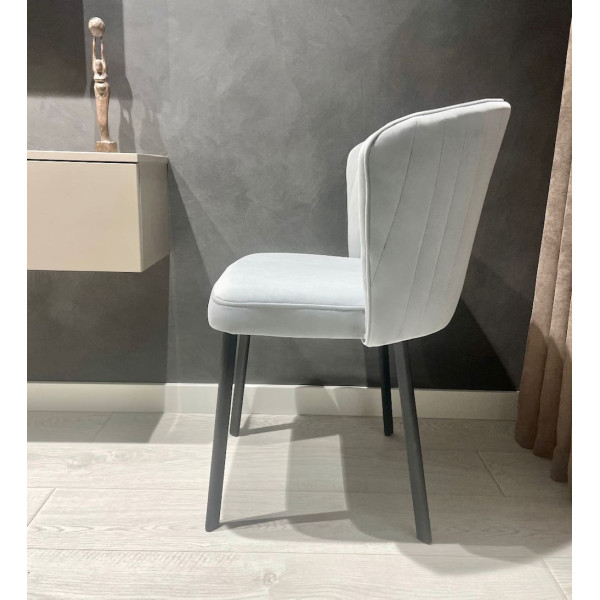 Стілець Impulse Opra Сірий Велюр-3