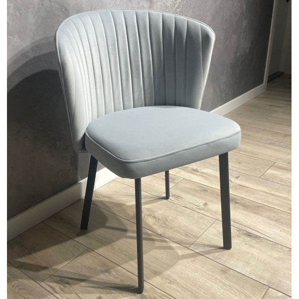 Стілець Impulse Opra Сірий Велюр-2