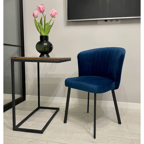 Стілець Impulse Opra Синій Велюр-1
