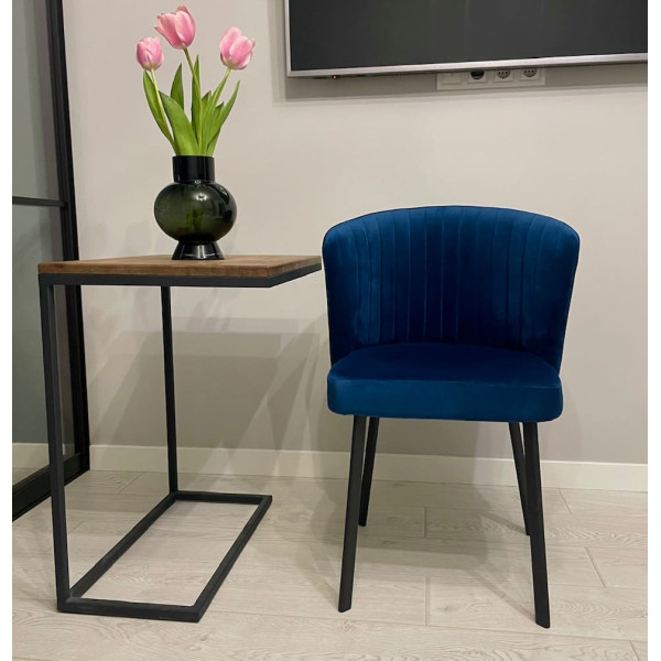 Стілець Impulse Opra Синій Велюр-4