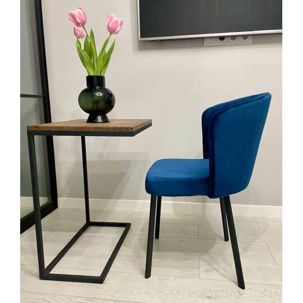 Стілець Impulse Opra Синій Велюр-5