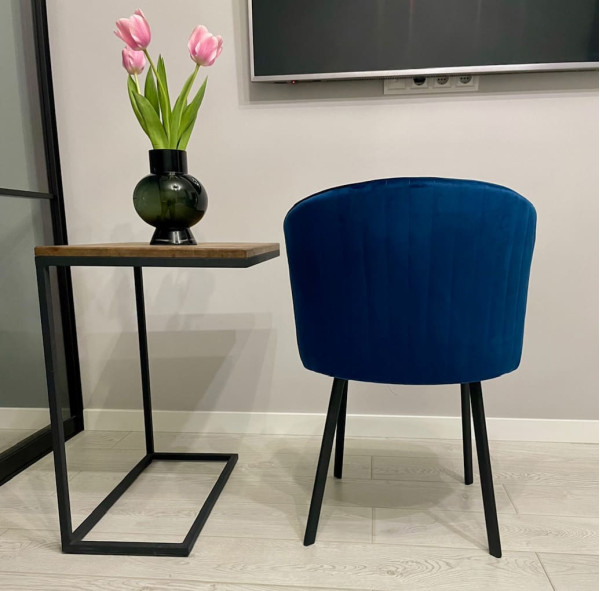 Стілець Impulse Opra Синій Велюр-7