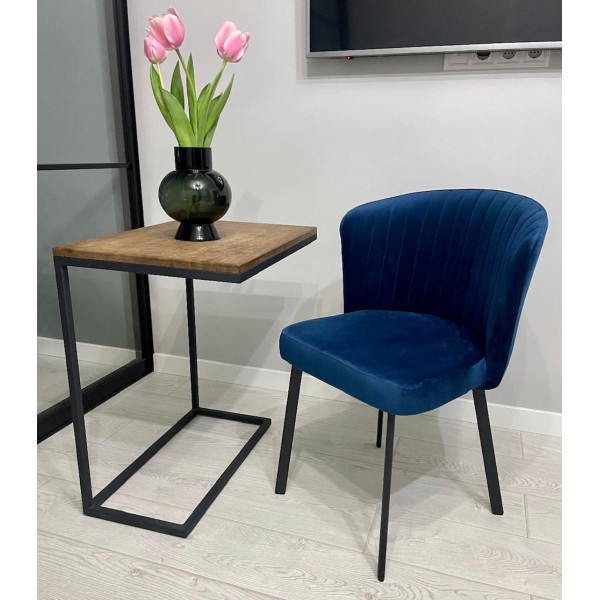 Стілець Impulse Opra Синій Велюр-2