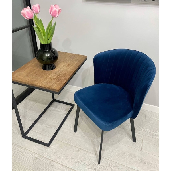 Стілець Impulse Opra Синій Велюр-3