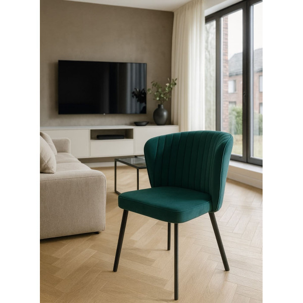 Стілець Impulse Opra Зелений Велюр-1