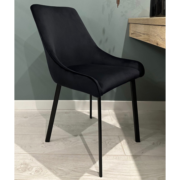 Стілець Impulse Sierra Чорний Велюр-0