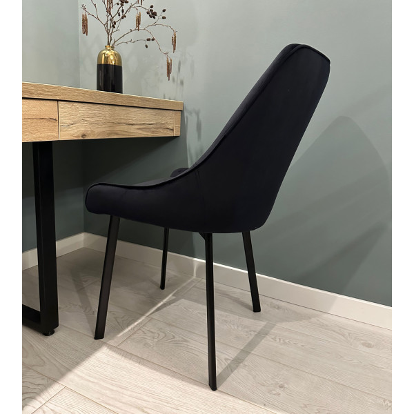 Стілець Impulse Sierra Чорний Велюр-3