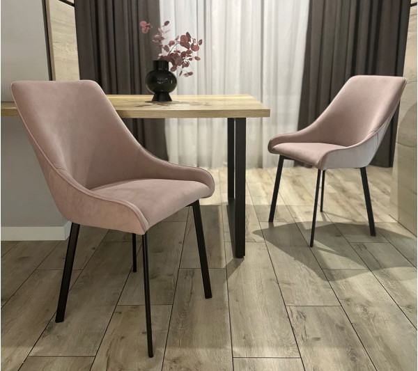 Стілець Impulse Sierra Рожевий Велюр-2