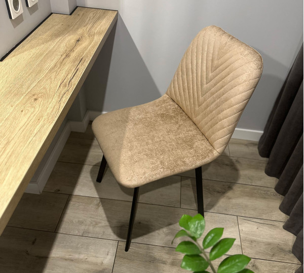 Стілець Impulse Viva Бежевий Велюр-3