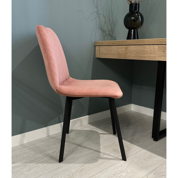 Стул Impulse Viva Розовый Велюр-3